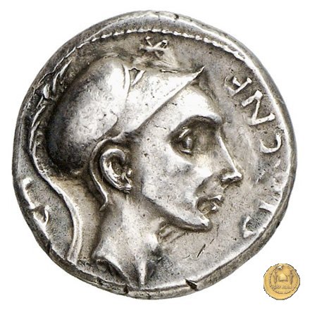 296/1 - denario Cn. Cornelius Blasio 112-111 BC (Roma)