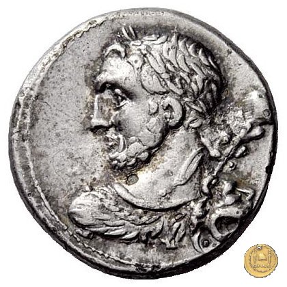 297/1 - denario Ti. Quinctius 112-111 BC (Roma)