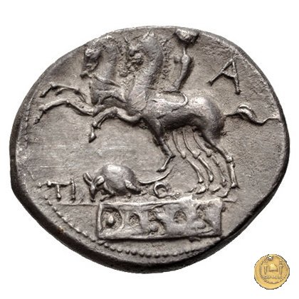 297/1 - denario Ti. Quinctius 112-111 BC (Roma)