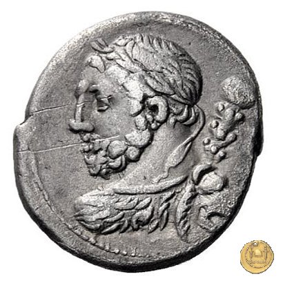 297/1 - denario Ti. Quinctius 112-111 BC (Roma)