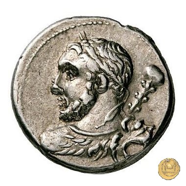 297/1 - denario Ti. Quinctius 112-111 BC (Roma)