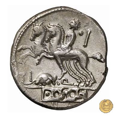 297/1 - denario Ti. Quinctius 112-111 BC (Roma)