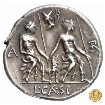298/1 - denario L. Caesius 112-111 a.C. (Roma)