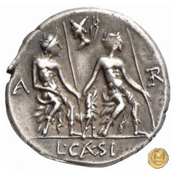 298/1 - denario L. Caesius 112-111 BC (Roma)