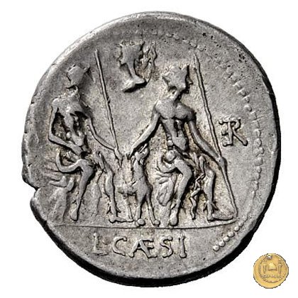 298/1 - denario L. Caesius 112-111 BC (Roma)