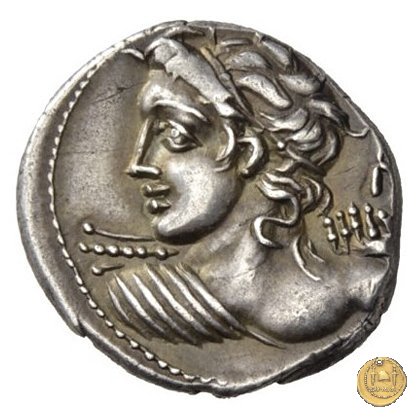 298/1 - denario L. Caesius 112-111 BC (Roma)