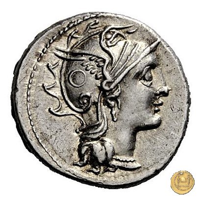 300/1 - denario C. Claudius Pulcher 110-109 a.C. (Roma)