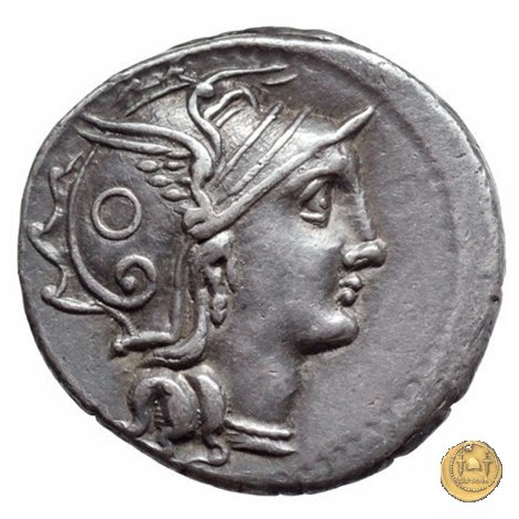 300/1 - denario C. Claudius Pulcher 110-109 BC (Roma)