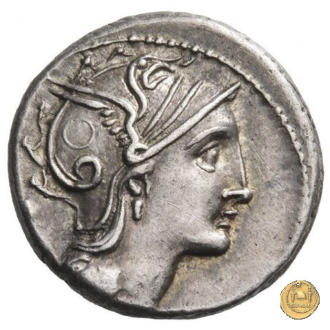 300/1 - denario C. Claudius Pulcher 110-109 BC (Roma)