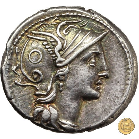 300/1 - denario C. Claudius Pulcher 110-109 BC (Roma)
