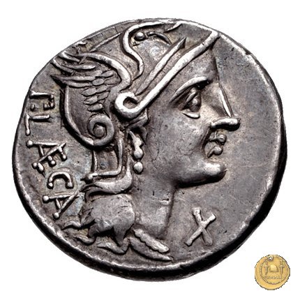 301/1 - denario P. Porcius Laeca 110-109 BC (Roma)