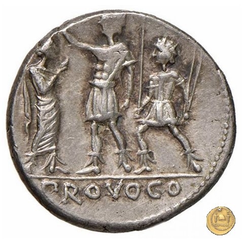 301/1 - denario P. Porcius Laeca 110-109 BC (Roma)