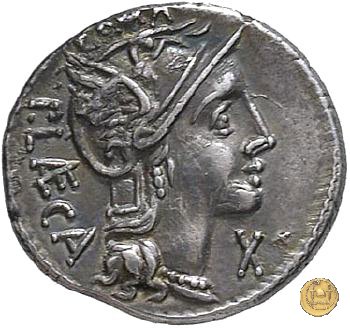 301/1 - denario P. Porcius Laeca 110-109 BC (Roma)