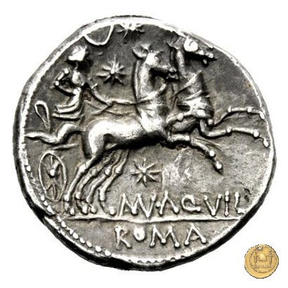 303/1 - denario Mn. Aquillius 109-108 BC (Roma)