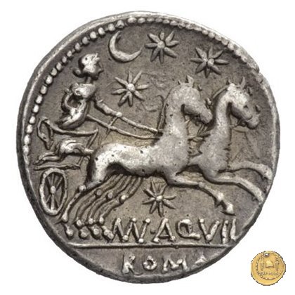 303/1 - denario Mn. Aquillius 109-108 BC (Roma)