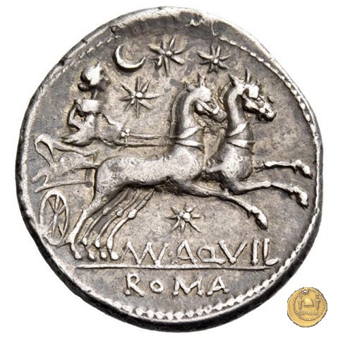 303/1 - denario Mn. Aquillius 109-108 BC (Roma)