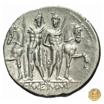 304/1 - denario L. Memmius 109-108 BC (Roma)