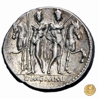 304/1 - denario L. Memmius 109-108 BC (Roma)