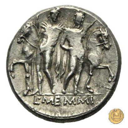 304/1 - denario L. Memmius 109-108 BC (Roma)