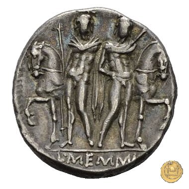 304/1 - denario L. Memmius 109-108 BC (Roma)