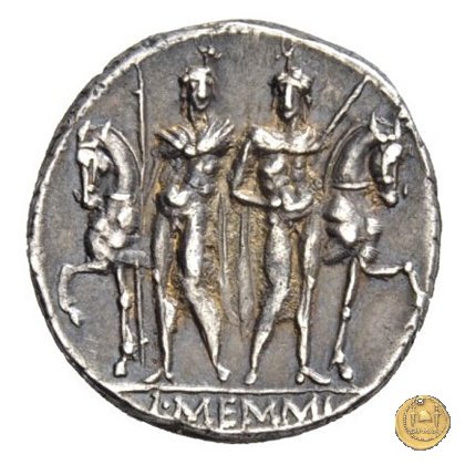 304/1 - denario L. Memmius 109-108 BC (Roma)