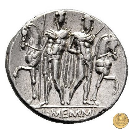 304/1 - denario L. Memmius 109-108 BC (Roma)