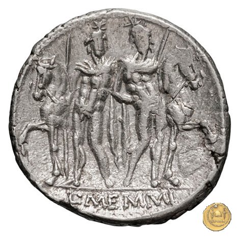 304/1 - denario L. Memmius 109-108 BC (Roma)