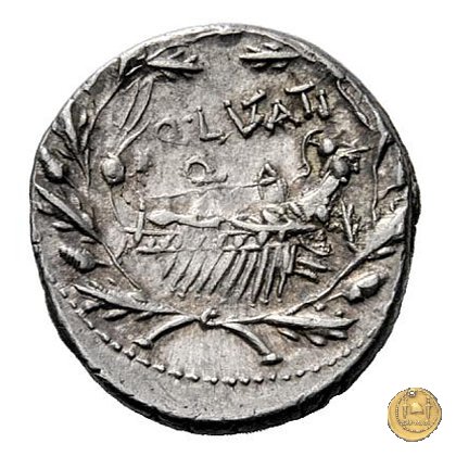 305/1 - denario Q. Lutatius Cerco 109-108 BC (Roma)