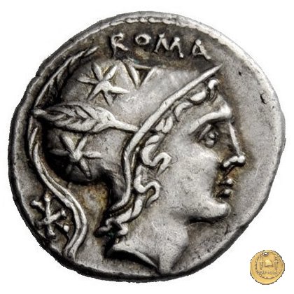 305/1 - denario Q. Lutatius Cerco 109-108 BC (Roma)
