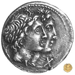 307/1 - denario Mn. Fonteius 108-107 BC (Roma)