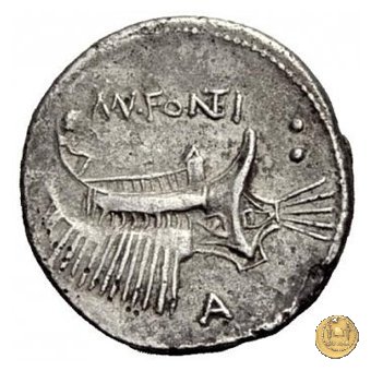 307/1 - denario Mn. Fonteius 108-107 BC (Roma)