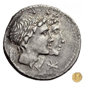 307/1 - denario Mn. Fonteius 108-107 BC (Roma)