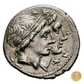 307/1 - denario Mn. Fonteius 108-107 BC (Roma)