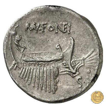 307/1 - denario Mn. Fonteius 108-107 BC (Roma)