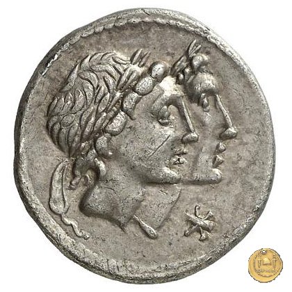 307/1 - denario Mn. Fonteius 108-107 BC (Roma)