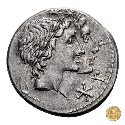 307/1 - denario Mn. Fonteius 108-107 BC (Roma)