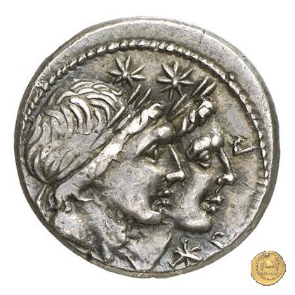 307/1 - denario Mn. Fonteius 108-107 BC (Roma)