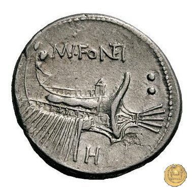 307/1 - denario Mn. Fonteius 108-107 BC (Roma)