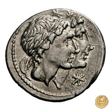 307/1 - denario Mn. Fonteius 108-107 BC (Roma)