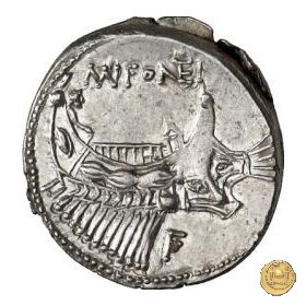 307/1 - denario Mn. Fonteius 108-107 BC (Roma)