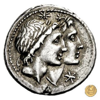 307/1 - denario Mn. Fonteius 108-107 BC (Roma)