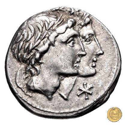 307/1 - denario Mn. Fonteius 108-107 BC (Roma)