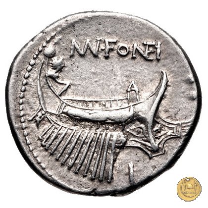 307/1 - denario Mn. Fonteius 108-107 BC (Roma)