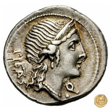 308/1 - denario M. Herennius 108-107 BC (Roma)