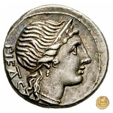 308/1 - denario M. Herennius 108-107 BC (Roma)