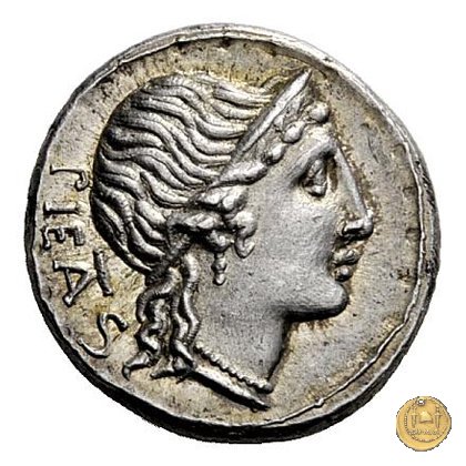 308/1 - denario M. Herennius 108-107 BC (Roma)