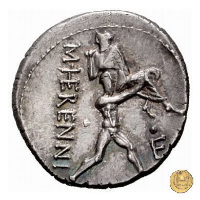 308/1 - denario M. Herennius 108-107 BC (Roma)