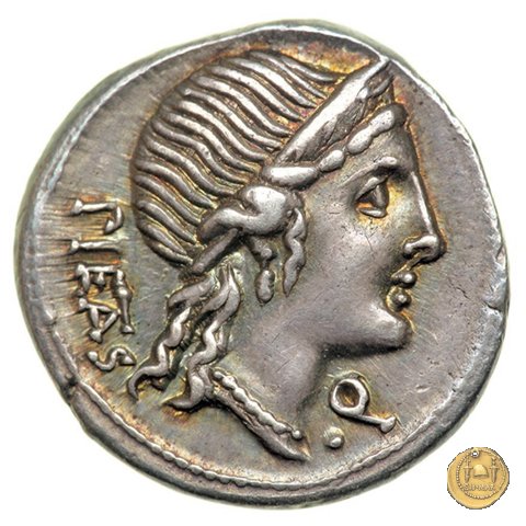 308/1 - denario M. Herennius 108-107 BC (Roma)