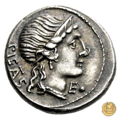 308/1 - denario M. Herennius 108-107 BC (Roma)