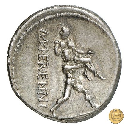 308/1 - denario M. Herennius 108-107 BC (Roma)